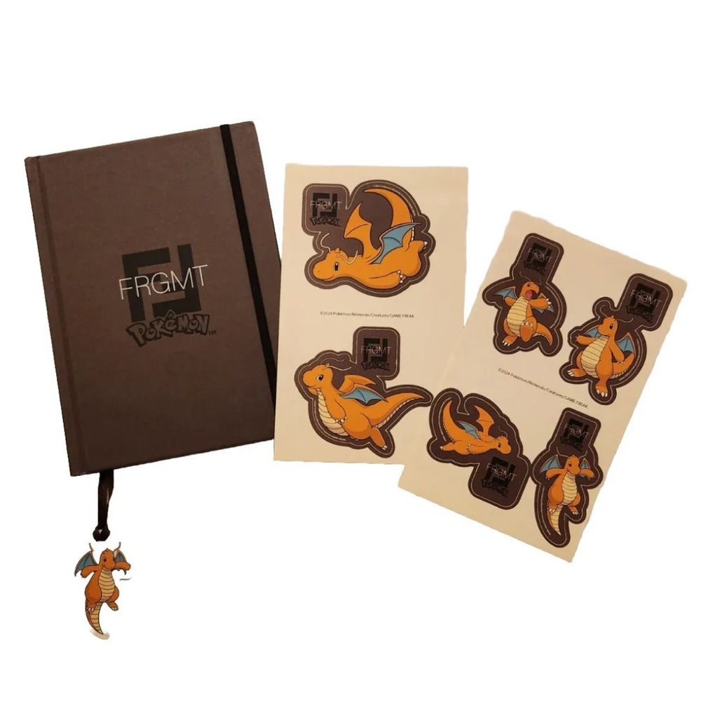 Fendi X Pokemon Notebook - Dragonite ! New!